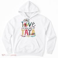 I Love Being Called Yaya Sunflower Mother's Day Hoodie thumb 0