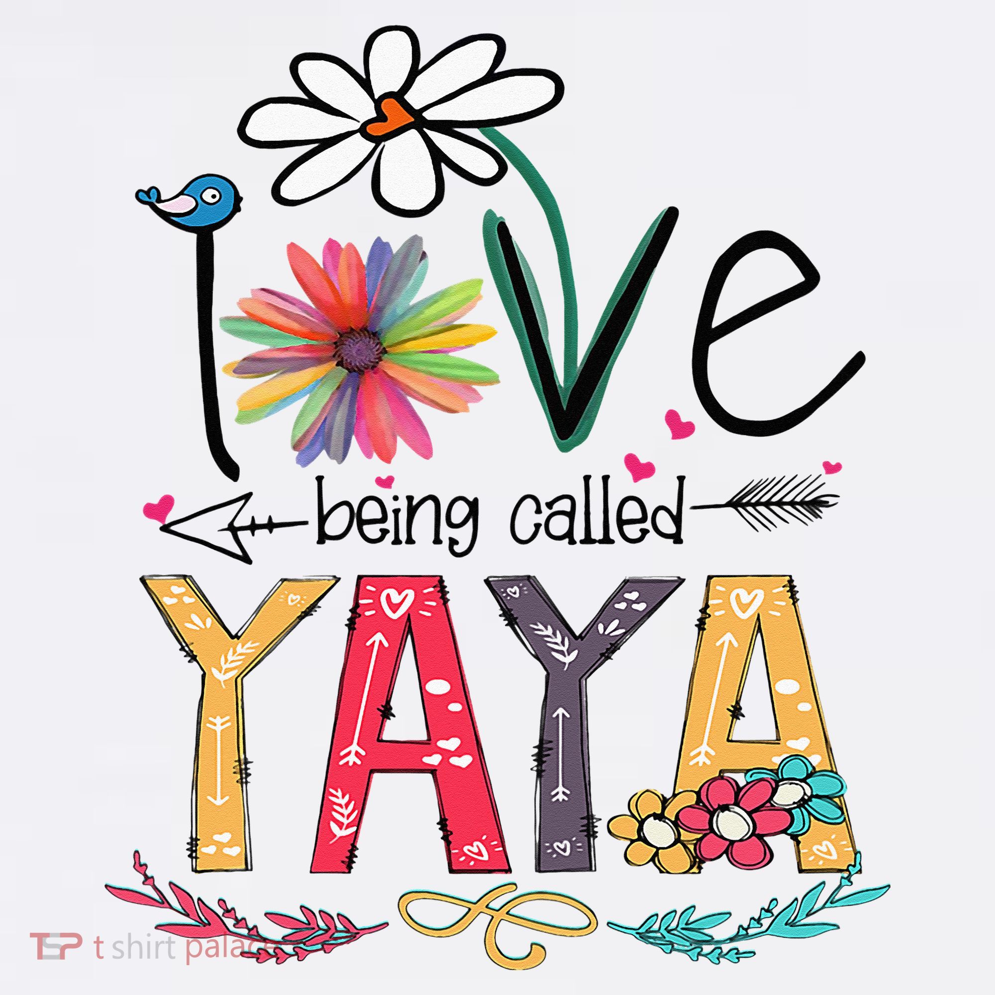 I Love Being Called Yaya Sunflower Mother's Day Long Sleeve Shirt