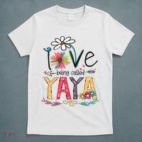 I Love Being Called Yaya Sunflower Mother's Day T-Shirt thumb 5