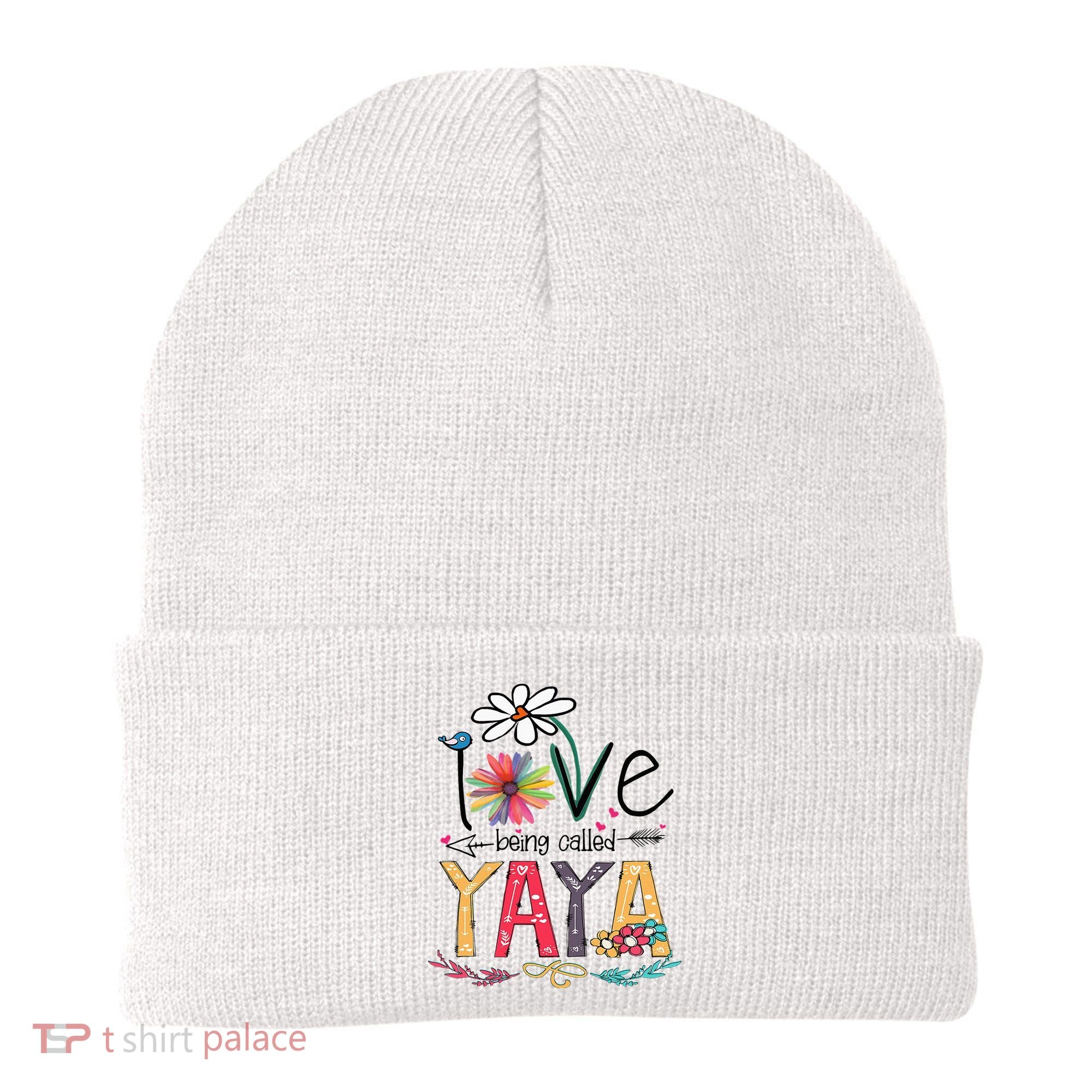 I Love Being Called Yaya Sunflower Mother's Day Beanie