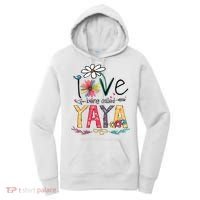 I Love Being Called Yaya Sunflower Mother's Day Women's Hoodie thumb 0