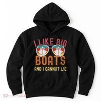 I Like Big Boats And I Cannot Lie Yacht Boating Funny Cruise Hoodie thumb 0