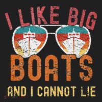 I Like Big Boats And I Cannot Lie Yacht Boating Funny Cruise Beanie thumb 2