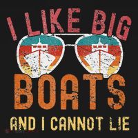 I Like Big Boats And I Cannot Lie Yacht Boating Funny Cruise Mousepad thumb 1