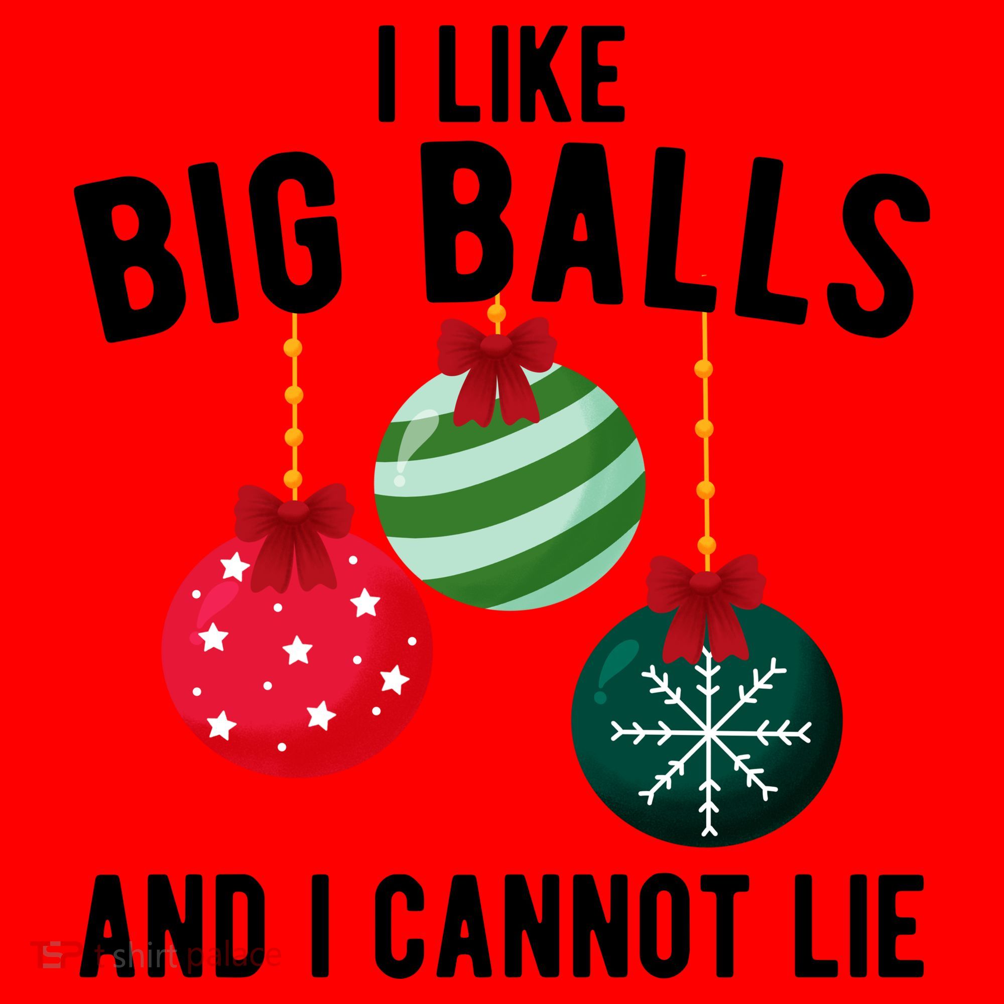 I Like Big Balls And I Cannot Lie Funny Christmas Santa Hat