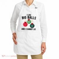 I Like Big Balls And I Cannot Lie Funny Christmas Apron thumb 2