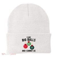 I Like Big Balls And I Cannot Lie Funny Christmas Beanie thumb 0