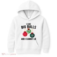 I Like Big Balls And I Cannot Lie Funny Christmas Kids Hoodie thumb 0