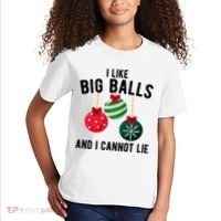 I Like Big Balls And I Cannot Lie Funny Christmas Kids T-Shirt thumb 2