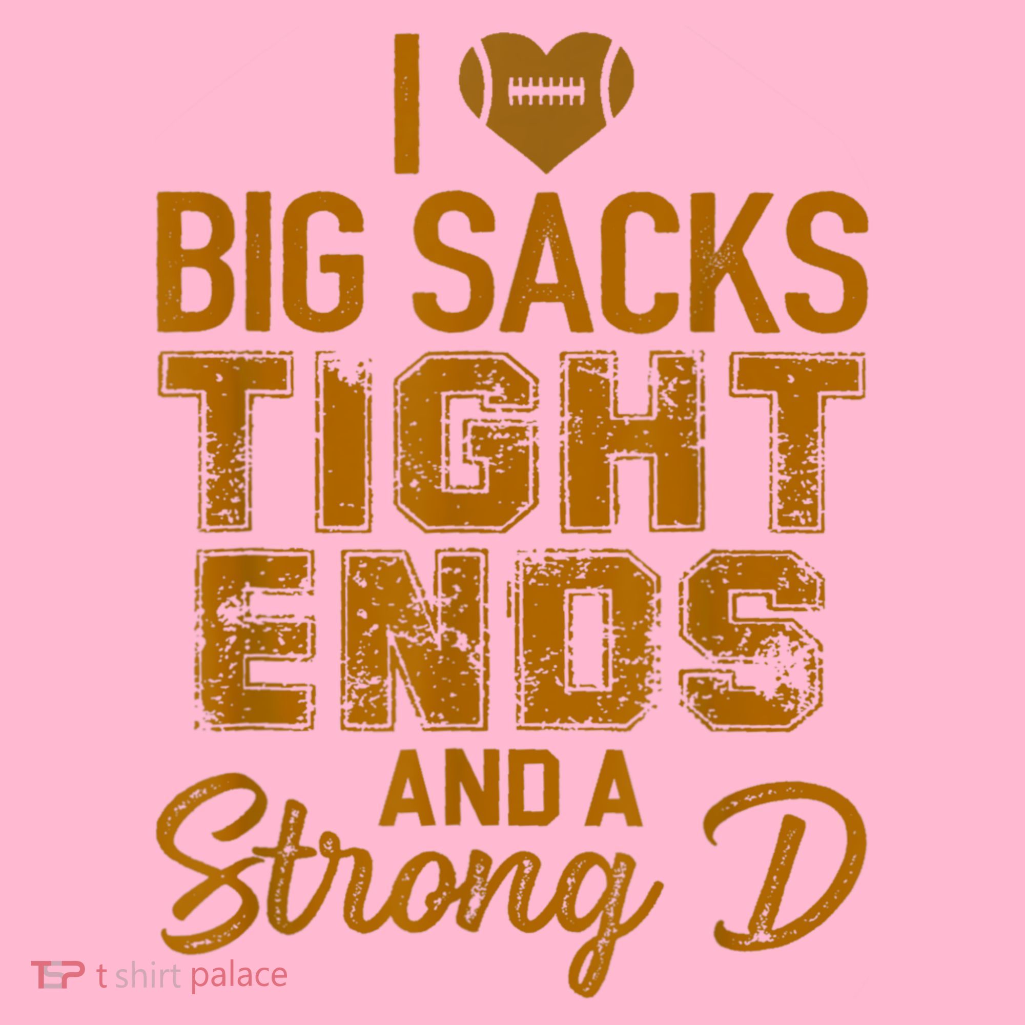 I Love Big Sacks Tight Ends And A Strong D Funny Football Coaster