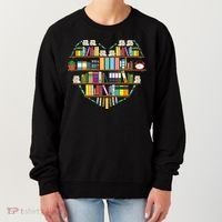 I Love Books Gift Heart Shaped Books Gift Women's Sweatshirt thumb 0