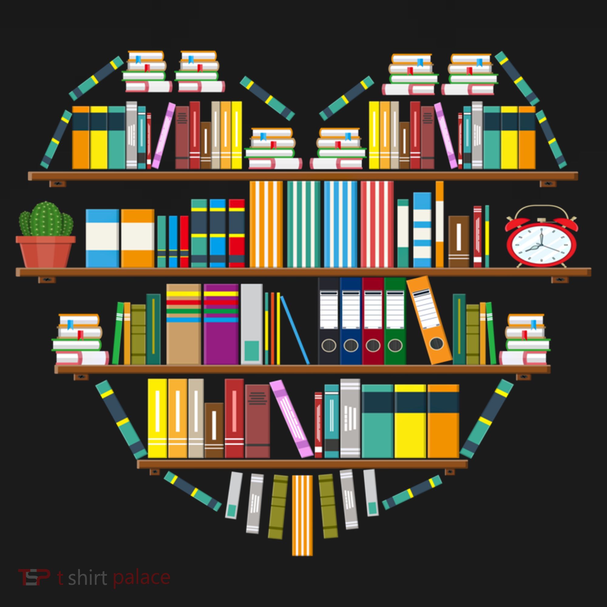 I Love Books Gift Heart Shaped Books Gift Ornament
