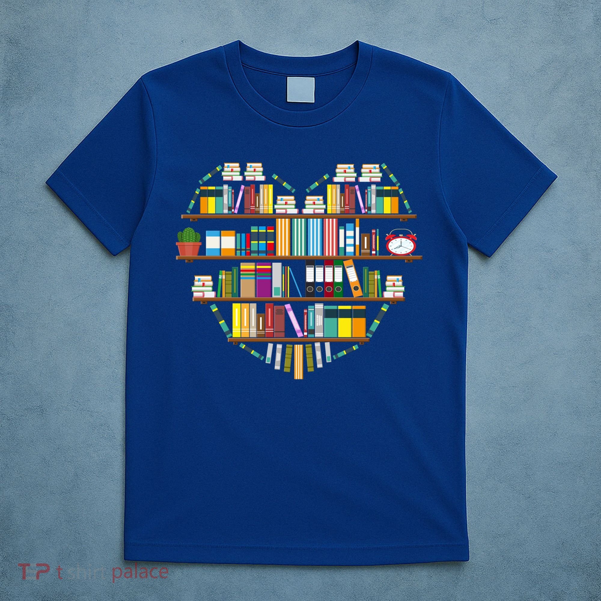 I Love Books Gift Heart Shaped Books Gift T-Shirt