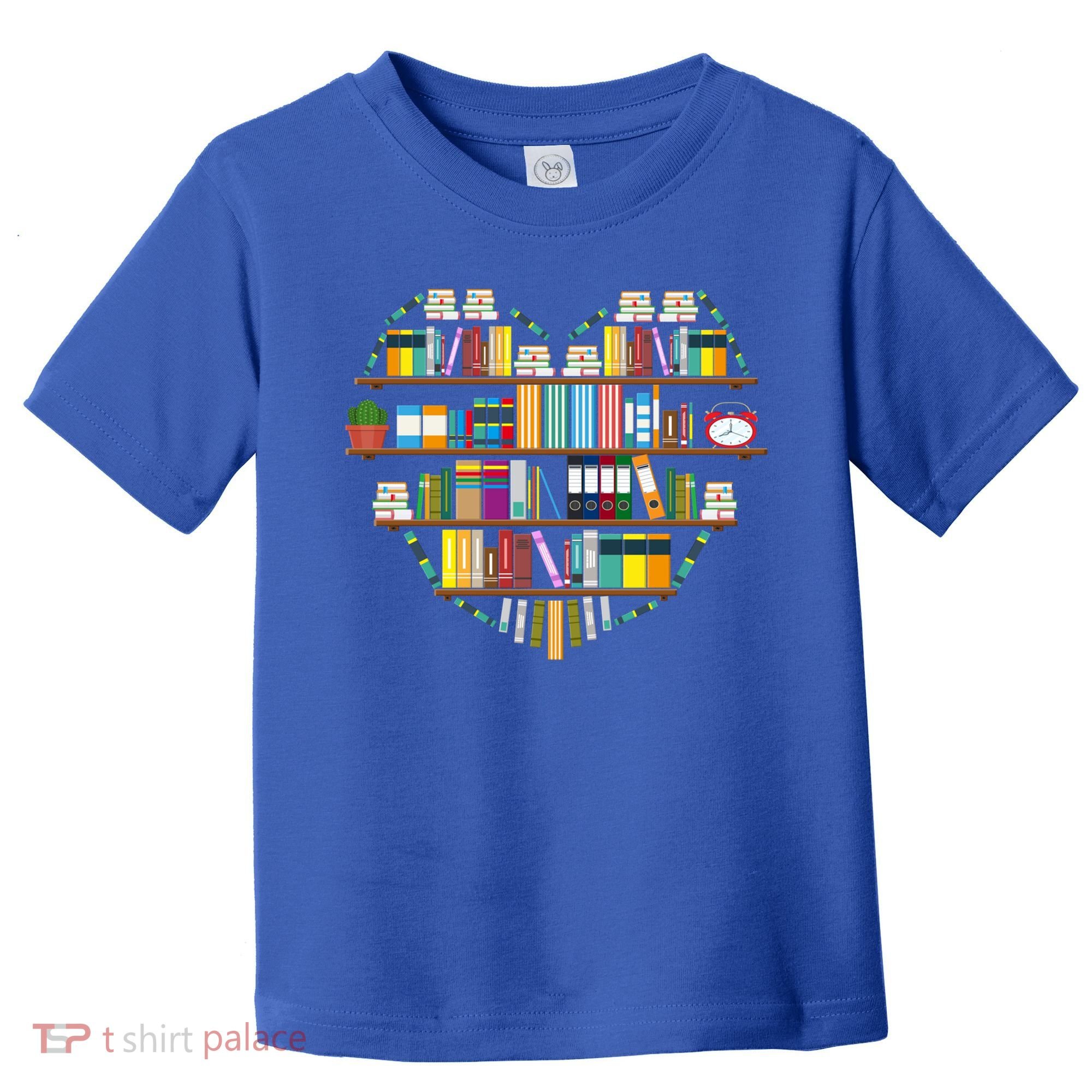 I Love Books Gift Heart Shaped Books Gift Toddler T-Shirt