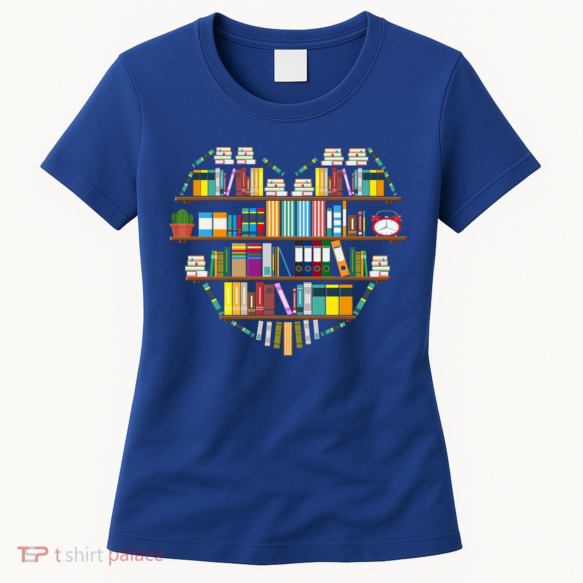 I Love Books Gift Heart Shaped Books Gift Women's T-Shirt