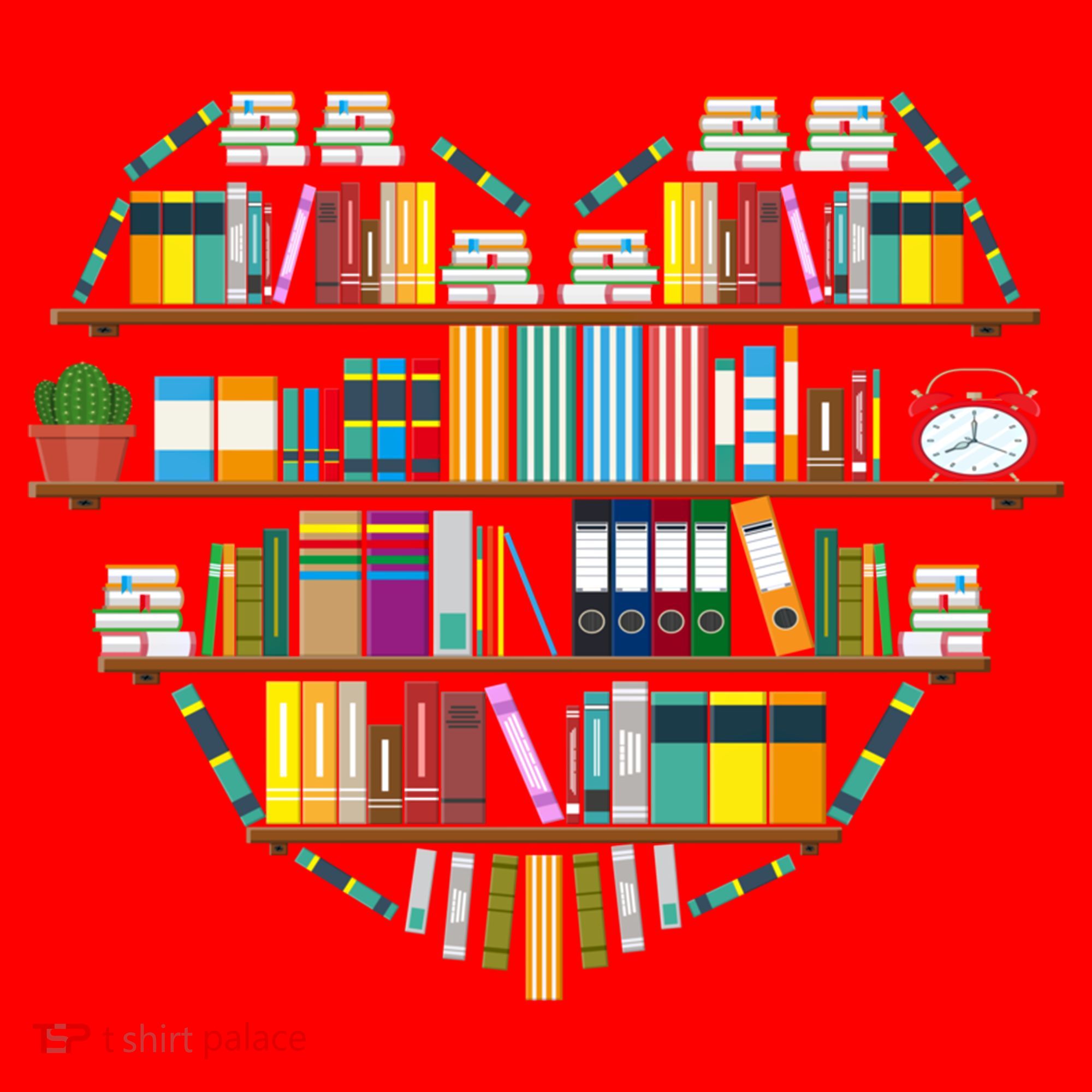 I Love Books Gift Heart Shaped Books Gift Santa Hat