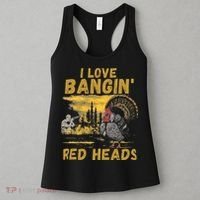 I Love Bangin Red Heads Funny Hunting Women's Tank Top thumb 3