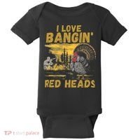 I Love Bangin Red Heads Funny Hunting Baby Bodysuit thumb 0
