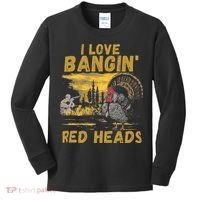 I Love Bangin Red Heads Funny Hunting Kids Long Sleeve Shirt thumb 0