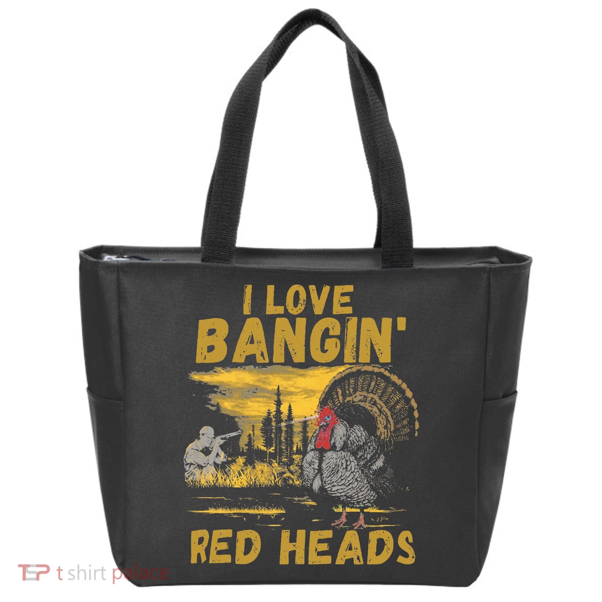 I Love Bangin Red Heads Funny Hunting Tote Bag