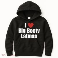I Love Big Booty Latinas I Heart Big Booty Latinas Kids Hoodie thumb 0