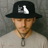 I Love Big Mutts And I Cannot Lie Funny Dog Lover Gift Bucket Hat thumb 2