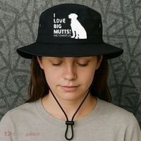 I Love Big Mutts And I Cannot Lie Funny Dog Lover Gift Bucket Hat thumb 3