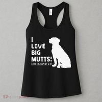 I Love Big Mutts And I Cannot Lie Funny Dog Lover Gift Women's Tank Top thumb 3