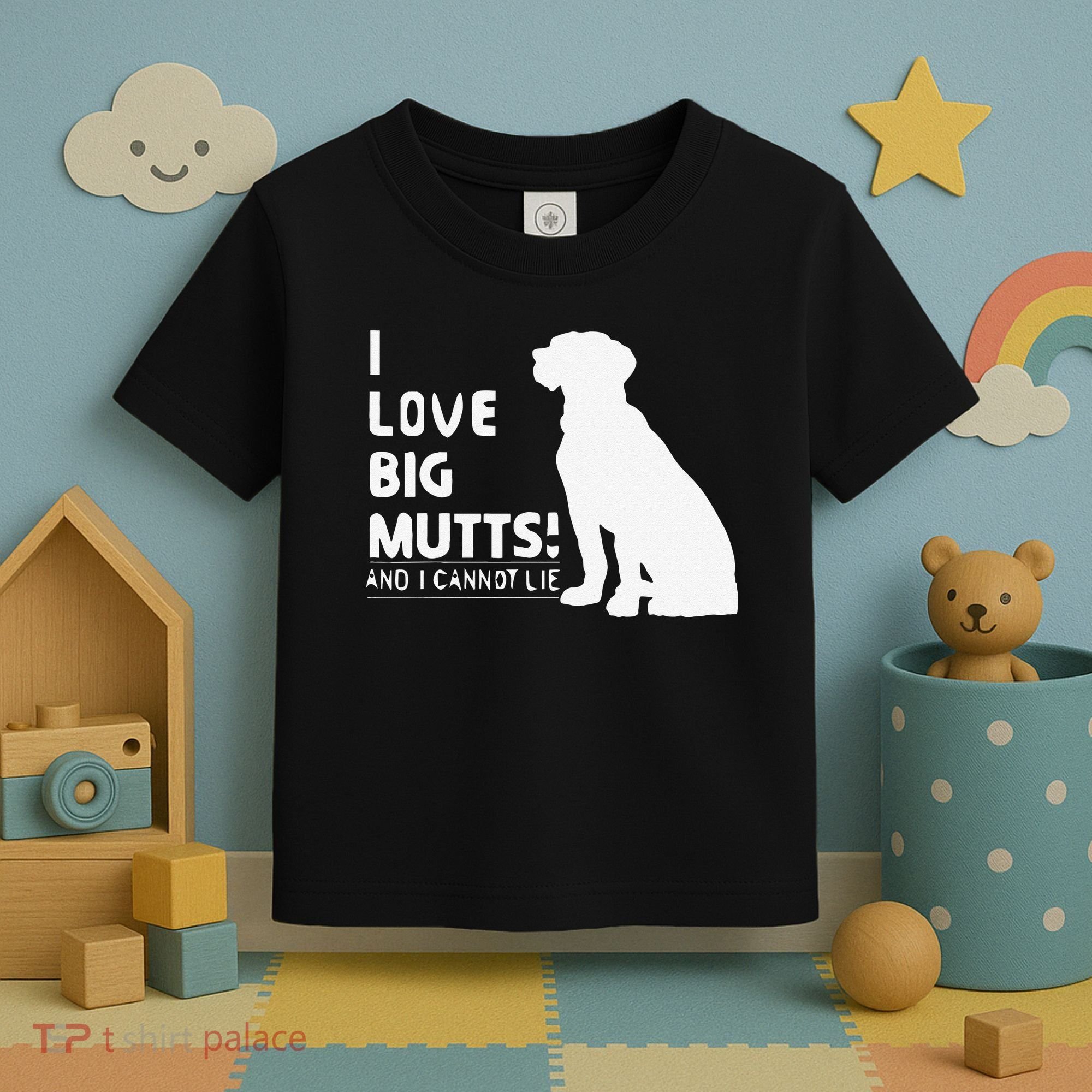 I Love Big Mutts And I Cannot Lie Funny Dog Lover Gift Toddler T-Shirt