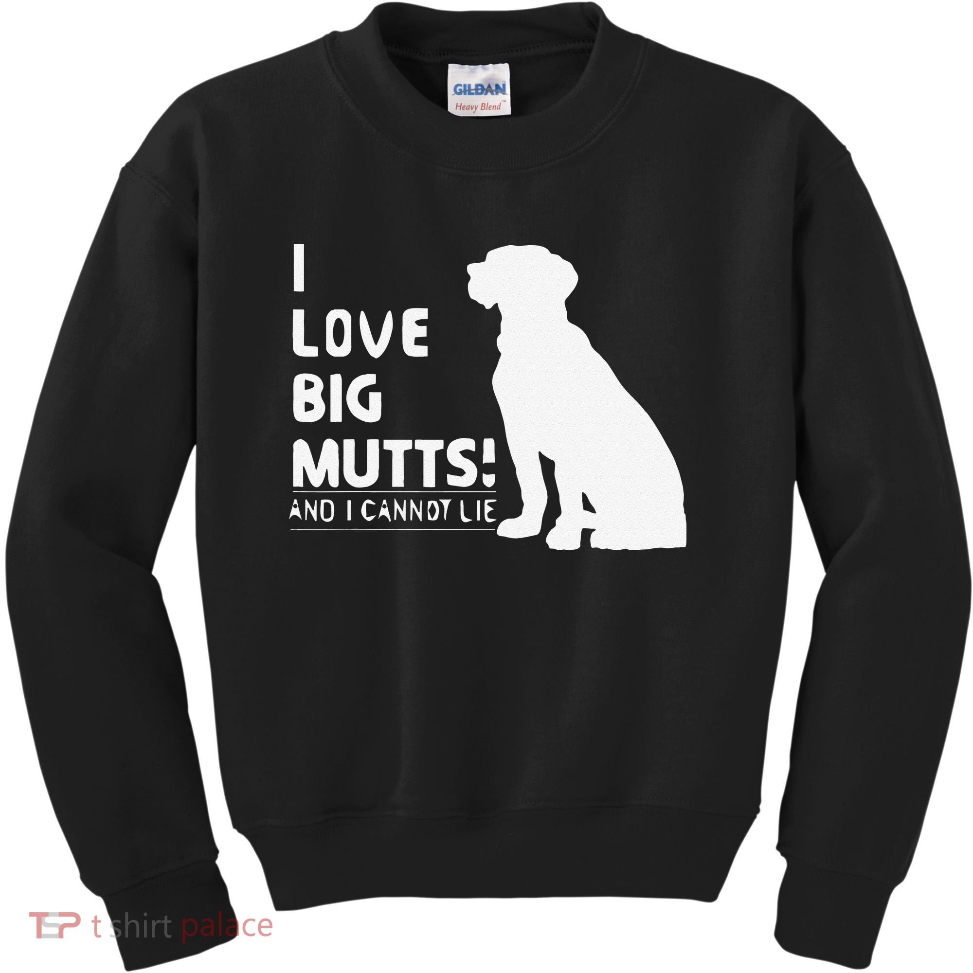 I Love Big Mutts And I Cannot Lie Funny Dog Lover Gift Kids Sweatshirt