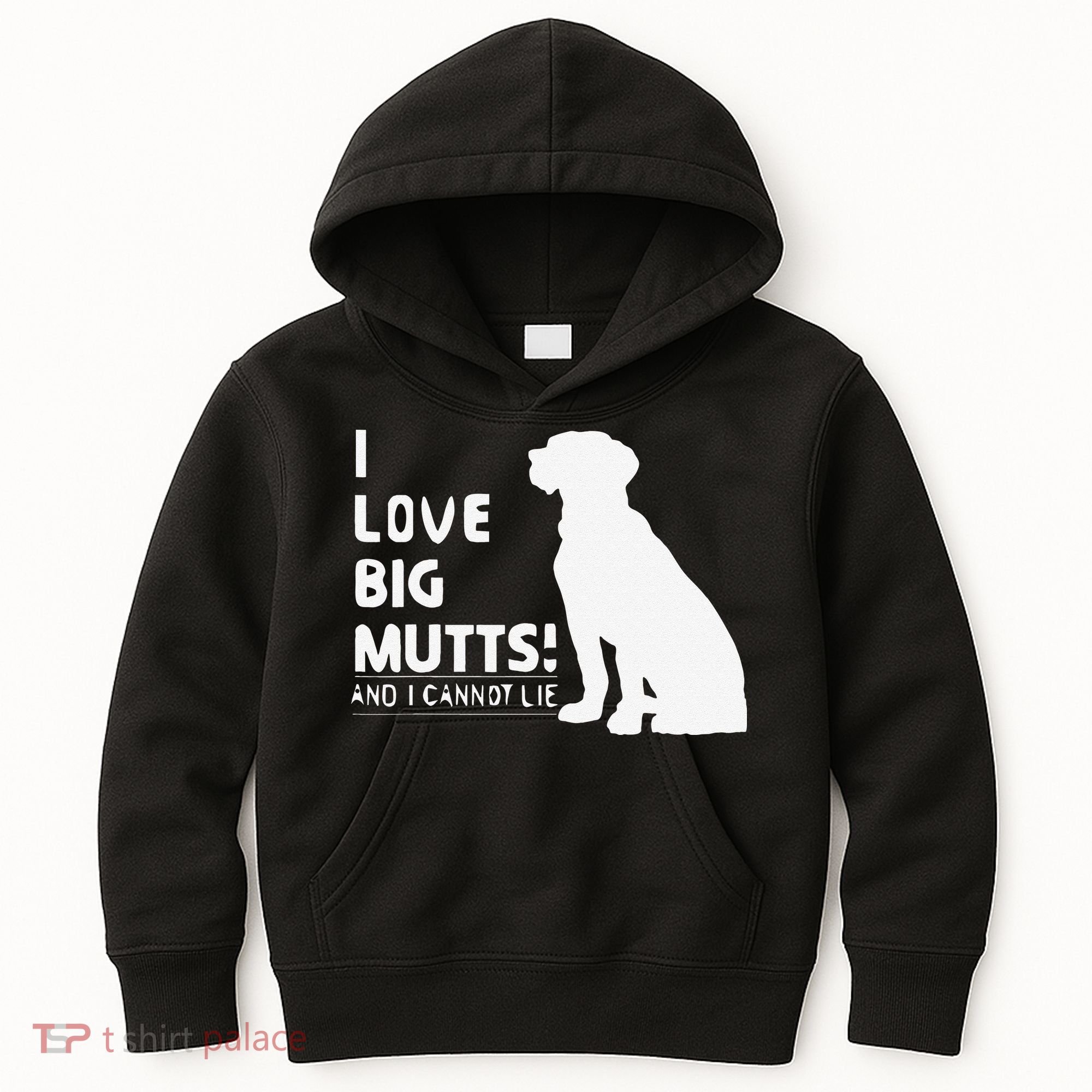I Love Big Mutts And I Cannot Lie Funny Dog Lover Gift Kids Hoodie