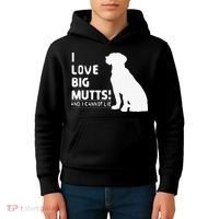 I Love Big Mutts And I Cannot Lie Funny Dog Lover Gift Kids Hoodie thumb 4