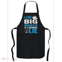 I Like Big Boats and I Cannot Lie Funny Cruise Apron thumb 0