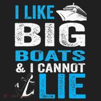 I Like Big Boats and I Cannot Lie Funny Cruise Beanie thumb 2