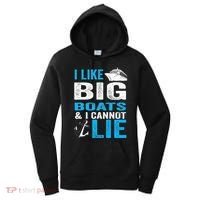 I Like Big Boats and I Cannot Lie Funny Cruise Women's Hoodie thumb 0