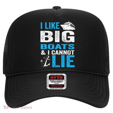 I Like Big Boats and I Cannot Lie Funny Cruise Hat