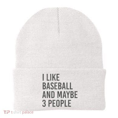 I Like Baseball And Maybe 3 People Beanie