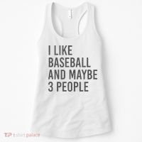 I Like Baseball And Maybe 3 People Women's Tank Top thumb 0