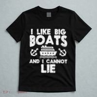 I Like Big Boats Cannot Lie Funny Cruise Ship Cruising Gift T-Shirt thumb 5