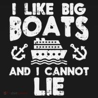 I Like Big Boats Cannot Lie Funny Cruise Ship Cruising Gift Women's Hoodie thumb 2