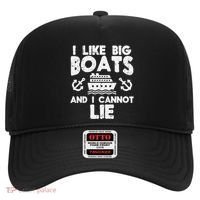 I Like Big Boats Cannot Lie Funny Cruise Ship Cruising Gift Hat thumb 0