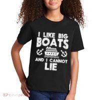 I Like Big Boats Cannot Lie Funny Cruise Ship Cruising Gift Kids T-Shirt thumb 2