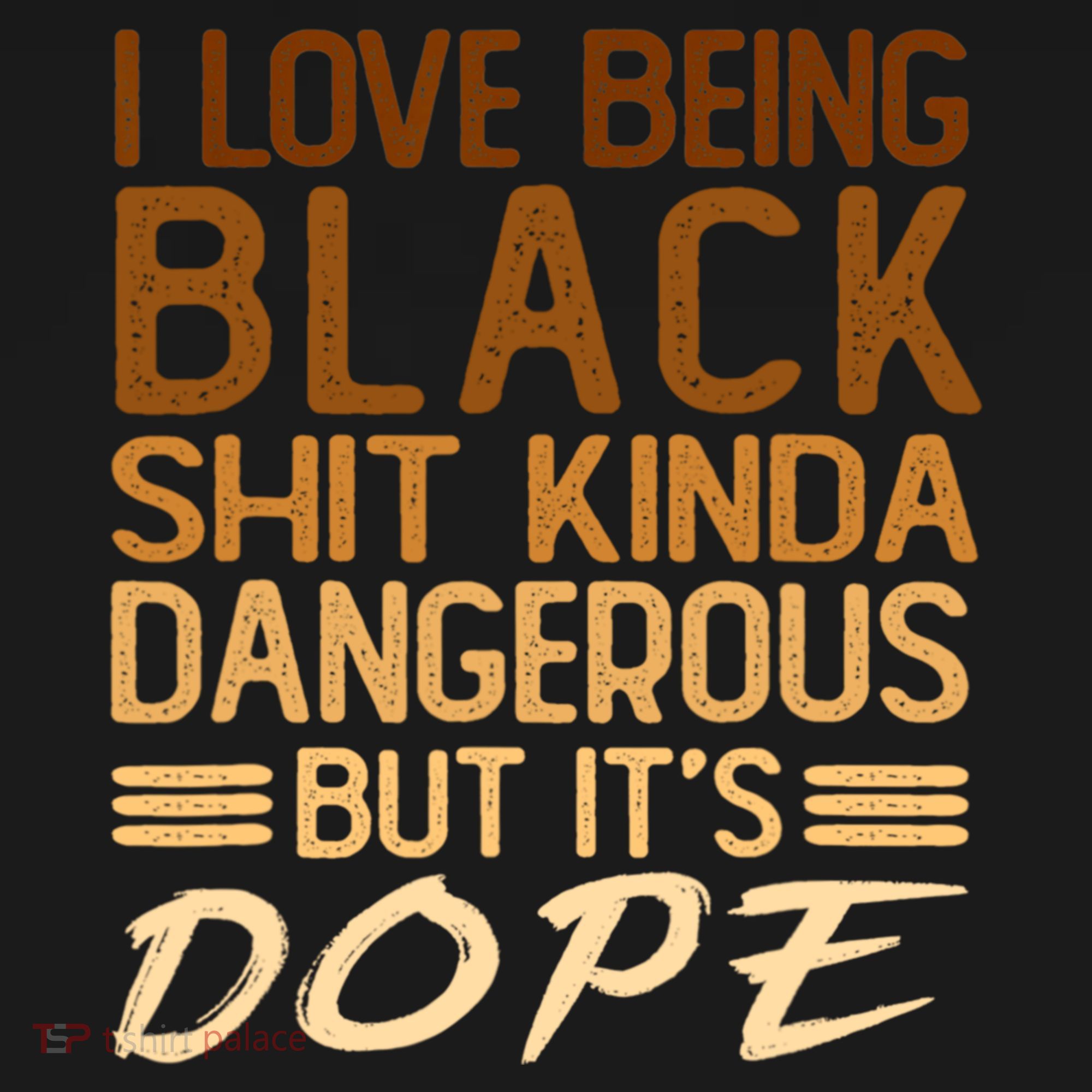 I Love Being Black Shit Kinda Dangerous But It's Dope Retro Women's Hoodie