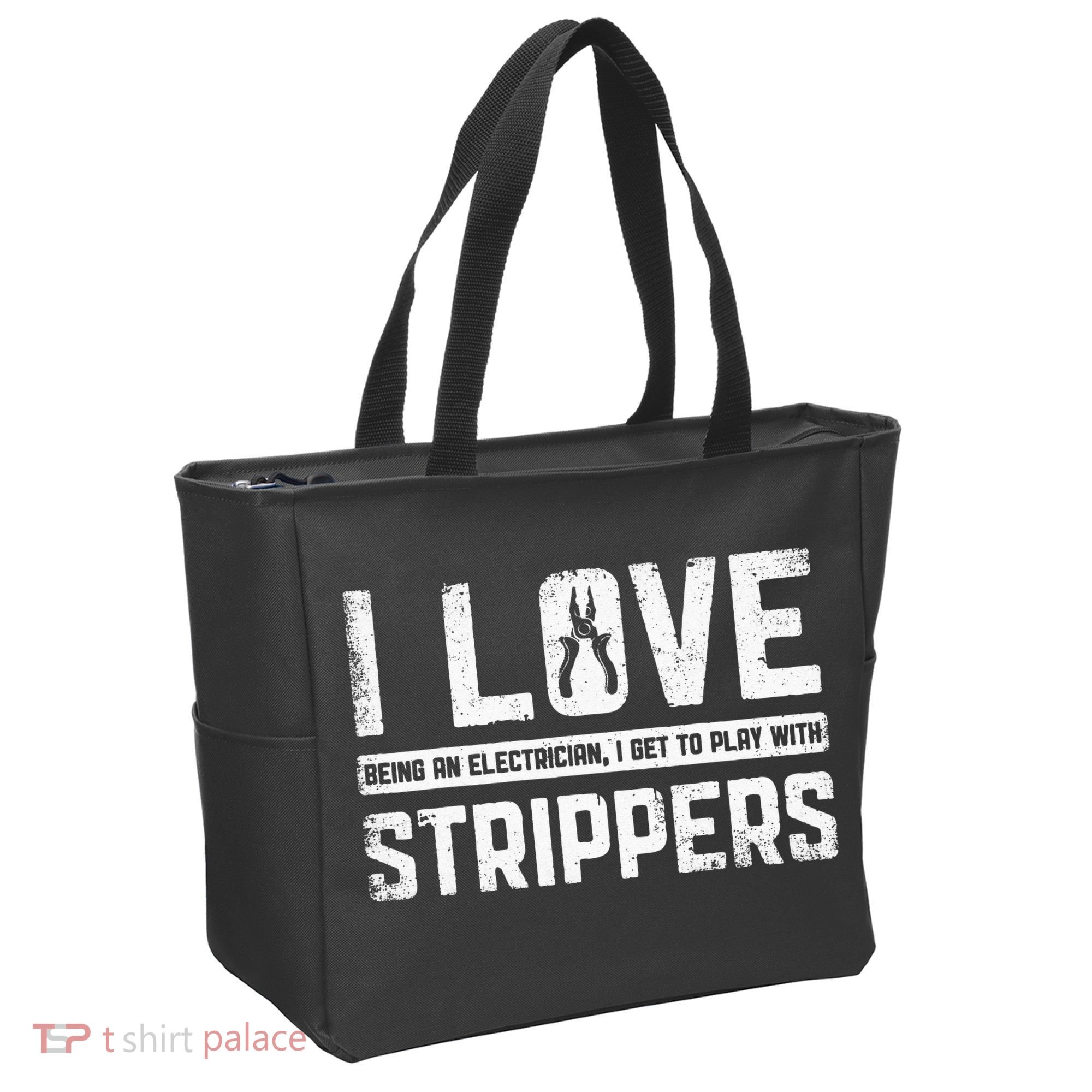 I Love Being An Electrician I Get To Play With Strippers Tote Bag