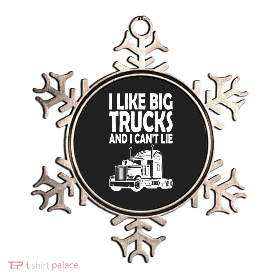 I Like Big Trucks And I CanT Lie Gift Ornament