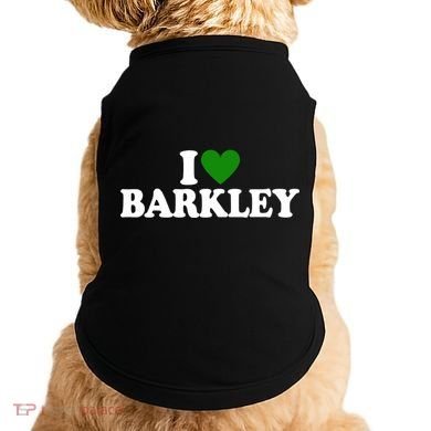 I Love Barkley St Patricks Day I Heart Barkley Doggie Tank
