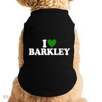 I Love Barkley St Patricks Day I Heart Barkley Doggie Tank thumb 0