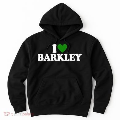 I Love Barkley St Patricks Day I Heart Barkley Hoodie