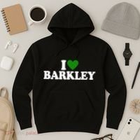 I Love Barkley St Patricks Day I Heart Barkley Hoodie thumb 3
