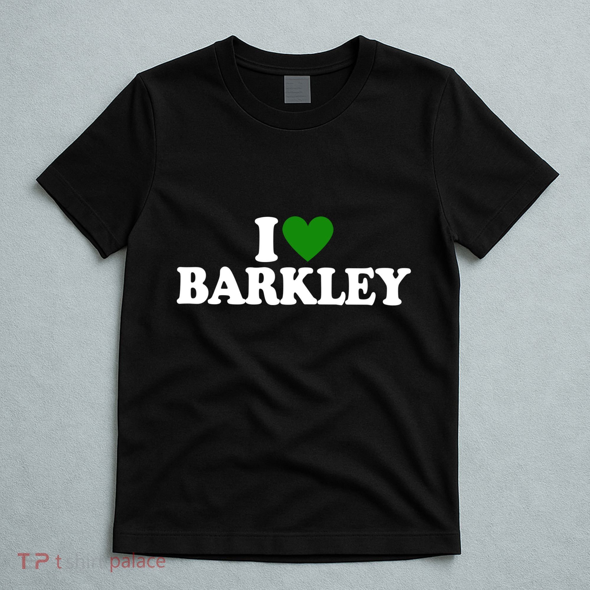 I Love Barkley St Patricks Day I Heart Barkley T-Shirt